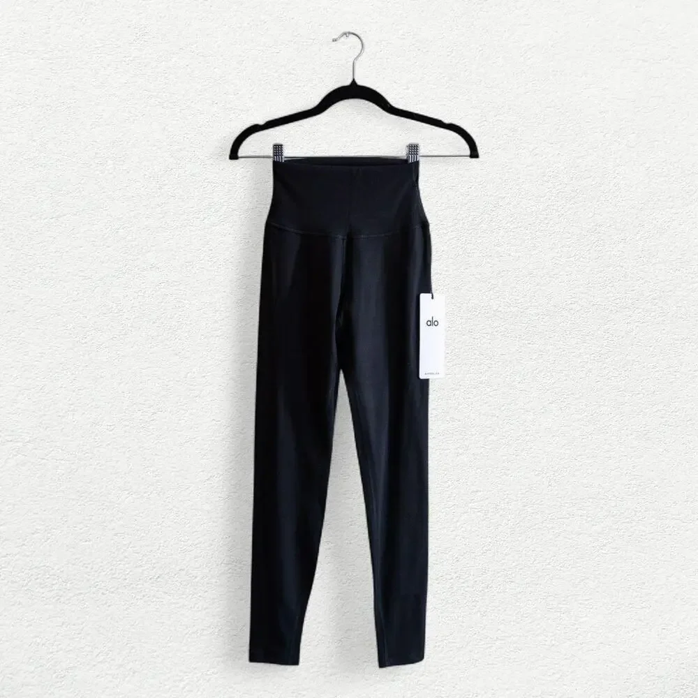 Alo Yoga Softsculpt High-Waist 7/8 Legging in Black
